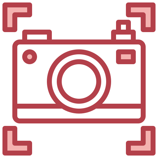 Photo camera Surang Red icon