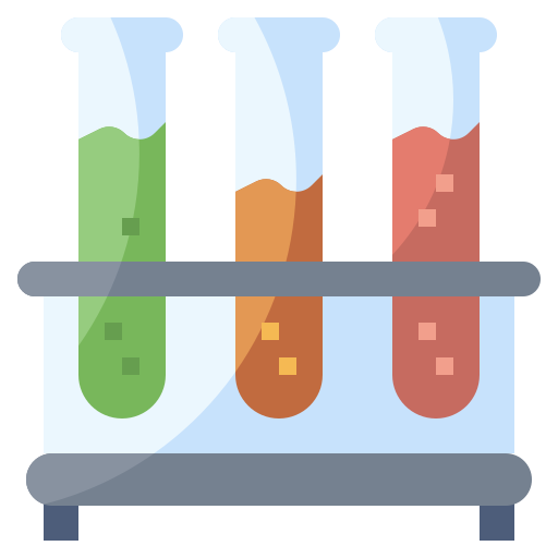 Test tube Surang Flat icon