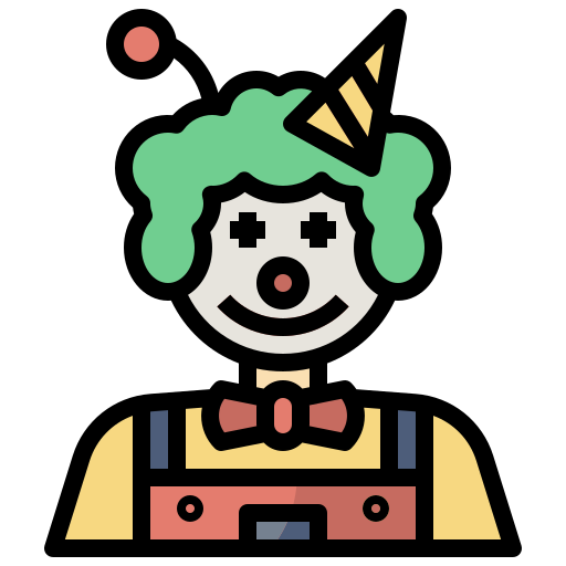 Clown free icon Clown free icon