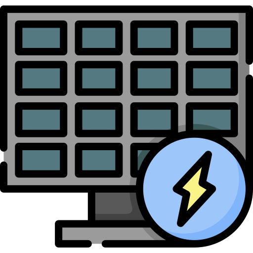 panel solar icono gratis