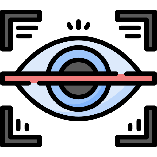 escáner ocular icono gratis