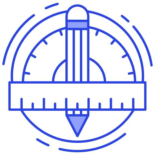 herramientas de geometría icono gratis