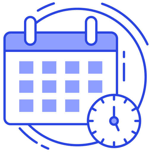 Deadline Generic Blue icon