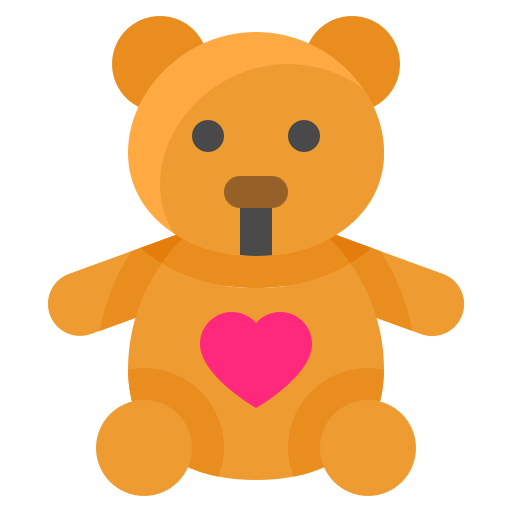 oso de peluche icono gratis