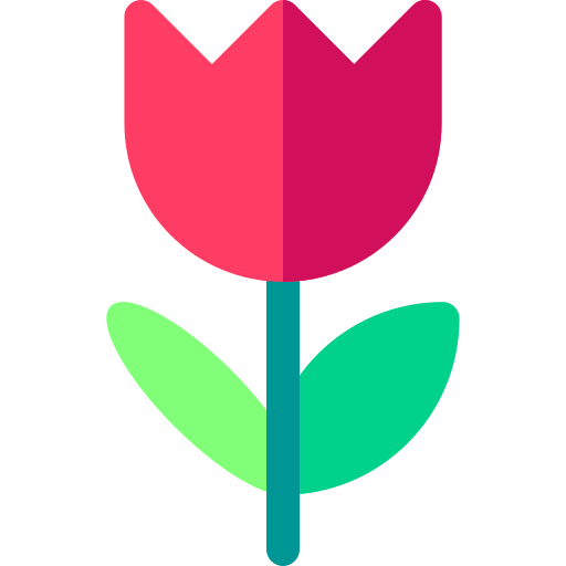 Flower Basic Rounded Flat icon