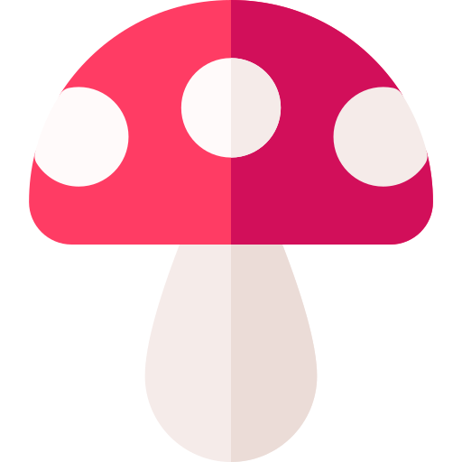 Mushroom Basic Rounded Flat icon