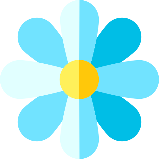 Flower Basic Rounded Flat icon