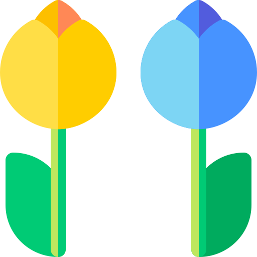 tulipes Icône gratuit tulipes Icône gratuit