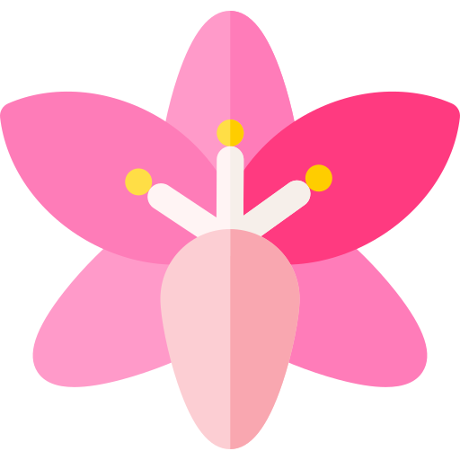 Flower Basic Rounded Flat icon