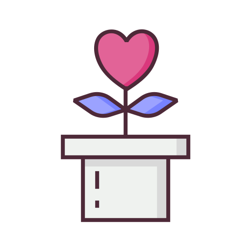 planta de amor icono gratis