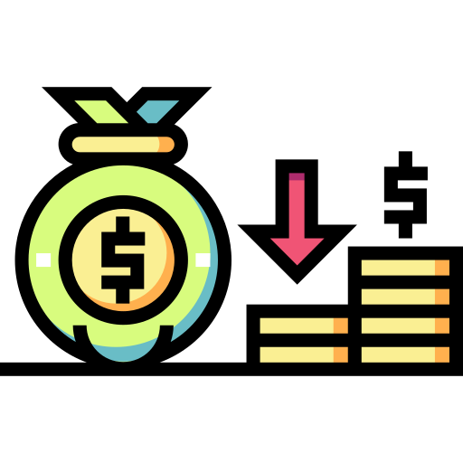 pérdida icono gratis