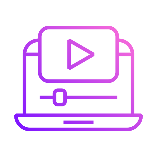 reproductor de video icono gratis