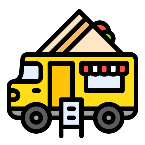 caminhão de comida grátis ícone