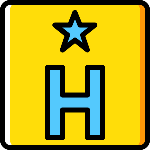 signo de hotel icono gratis