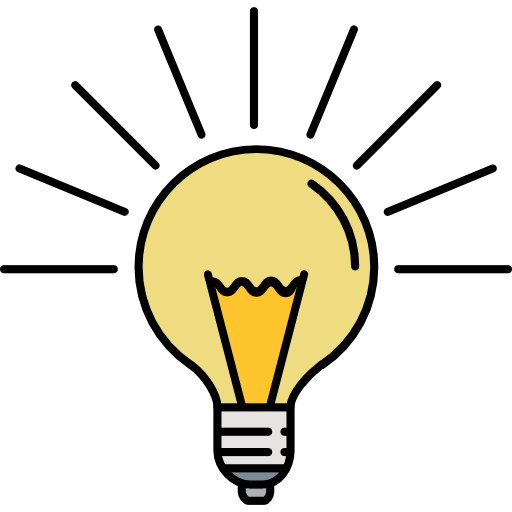 Light bulb Icons Responsive Color 128px icon