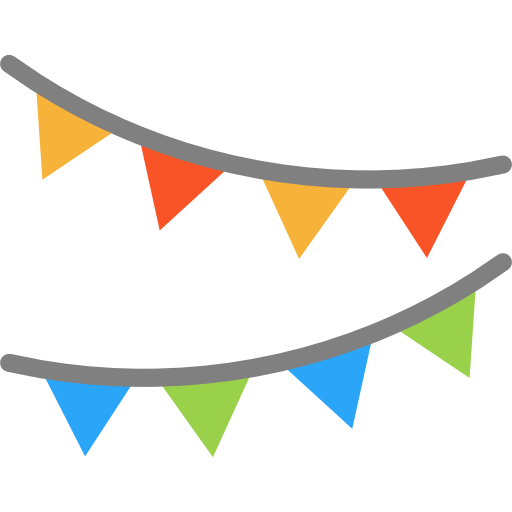 guirnaldas icono gratis