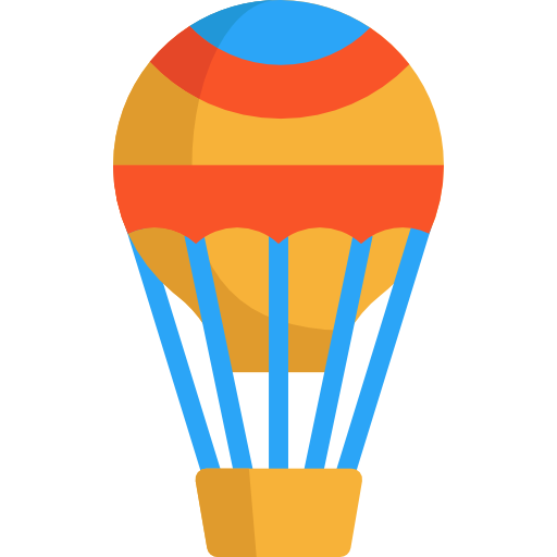 Hot air balloon Special Flat icon