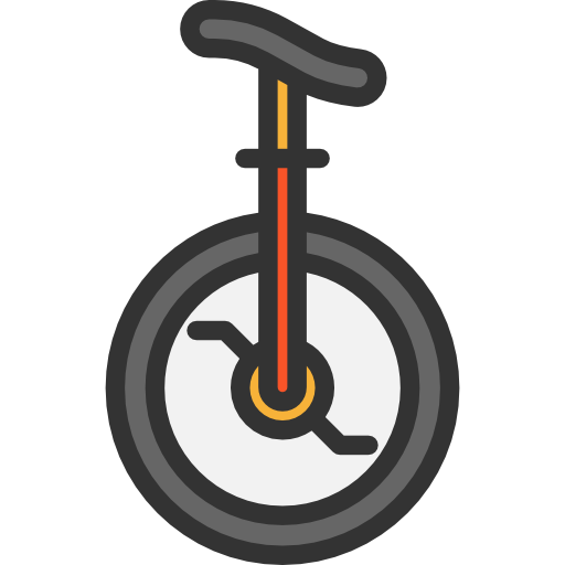 Unicycle free icon