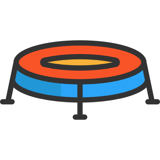 trampolín icono gratis