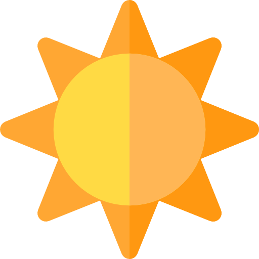 Sun - free icon