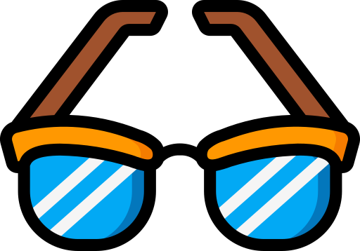 Glasses Basic Miscellany Lineal Color icon