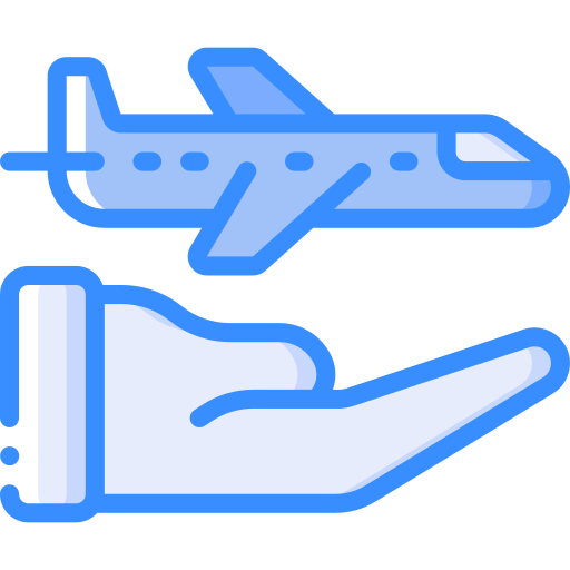 avión icono gratis