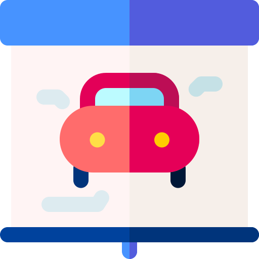 Car Basic Rounded Flat icon