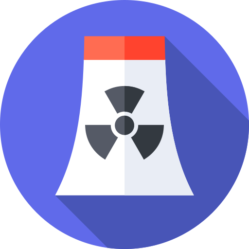 planta nuclear icono gratis