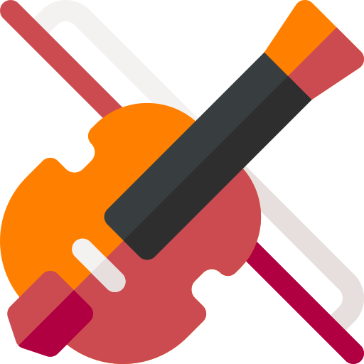 violín icono gratis