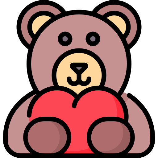 oso de peluche icono gratis