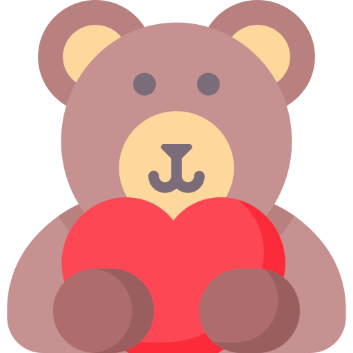 oso de peluche icono gratis