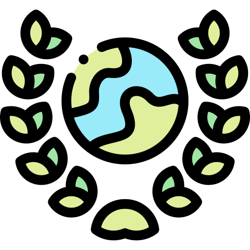 Earth day Detailed Rounded Lineal color icon