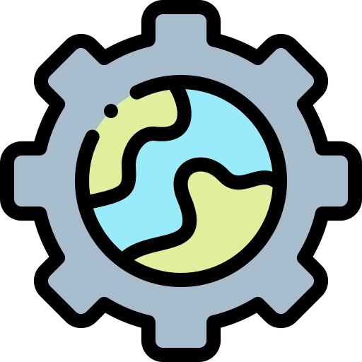 Save the planet Detailed Rounded Lineal color icon