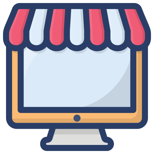 tienda online icono gratis