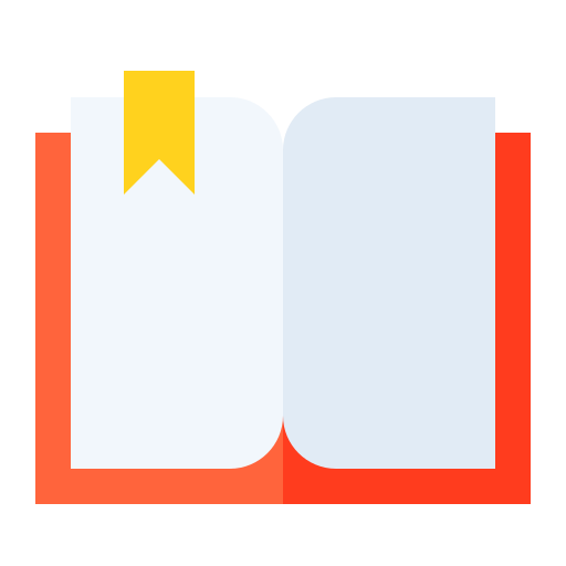 libro abierto icono gratis