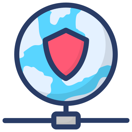 seguridad global icono gratis