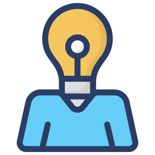 mente creativa icono gratis