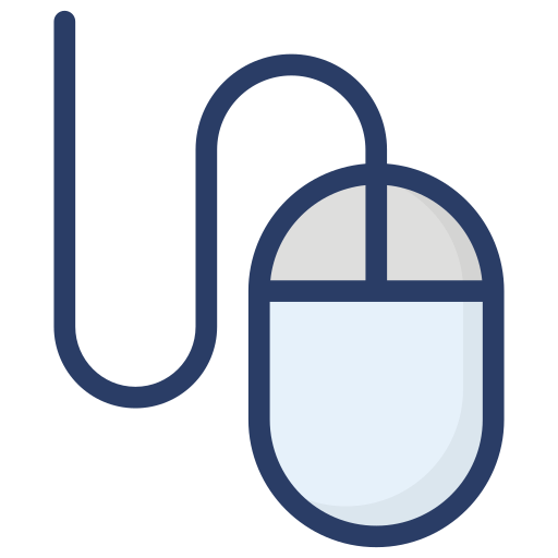 Mouse Generic Outline Color icon