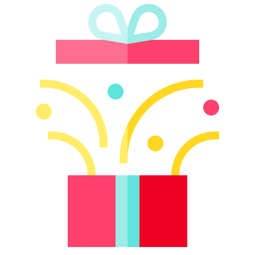 caja de regalo icono gratis