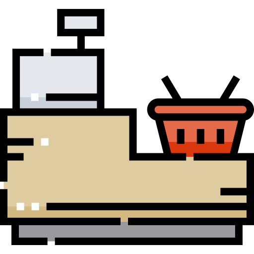 mostrador icono gratis