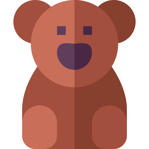 oso de peluche icono gratis