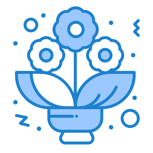 ramo de flores icono gratis