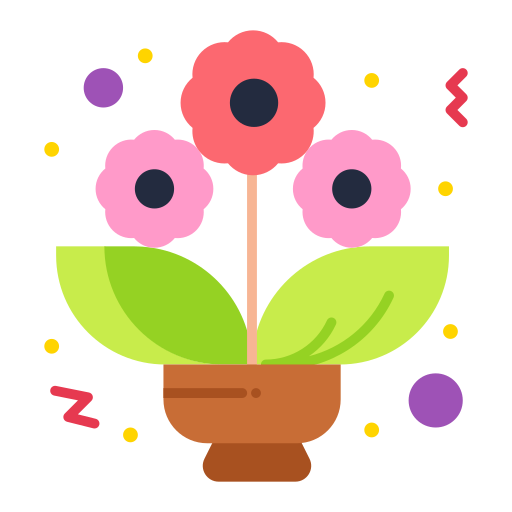 ramo de flores icono gratis