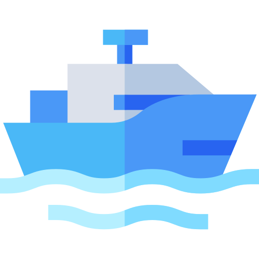 Boat Basic Straight Flat Icon