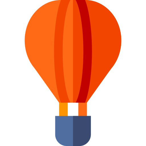 Hot air balloon - free icon