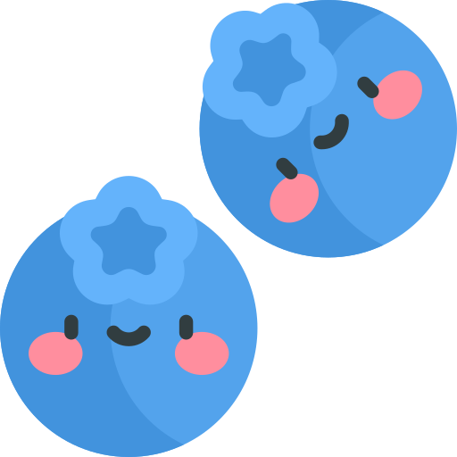 Berries Kawaii Flat Icon