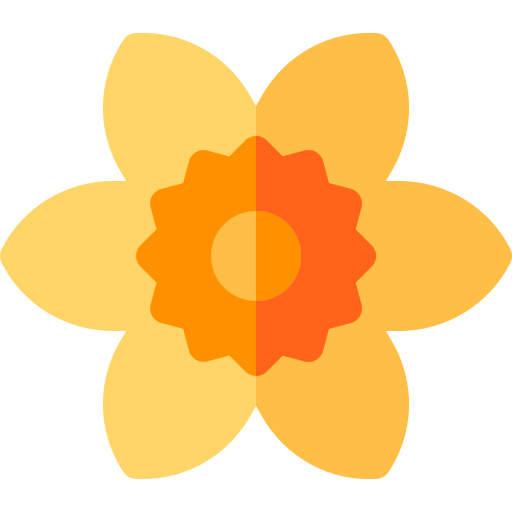 Daffodil Basic Rounded Flat icon