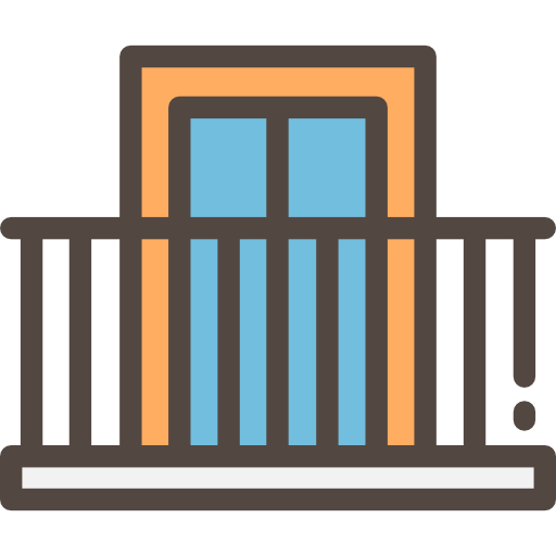 Balcony free icon Balcony free icon