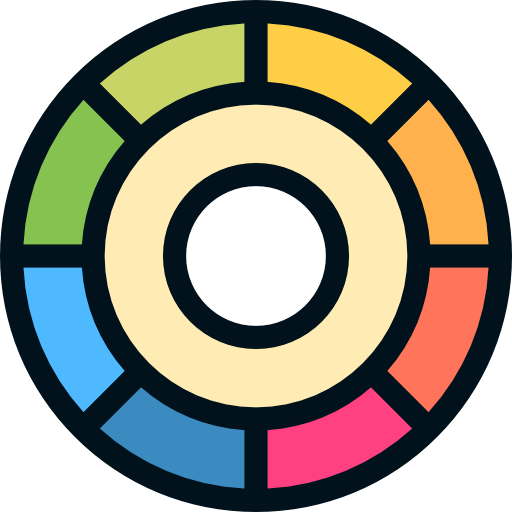 gráfico circular icono gratis