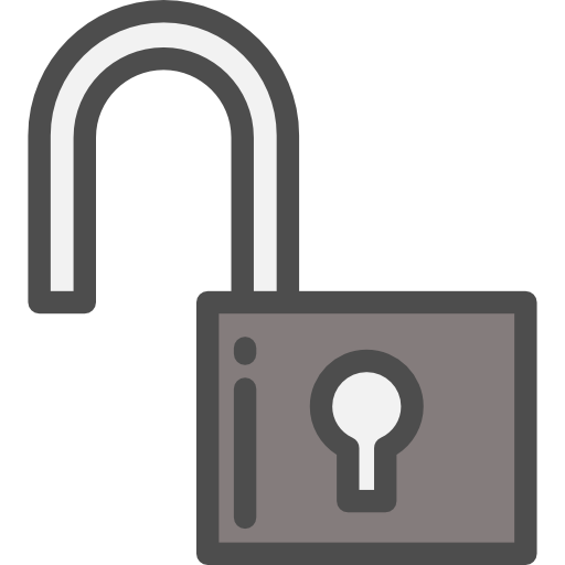 desbloqueado icono gratis